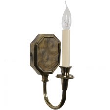 Diane Single Wall Light Renovated Brass