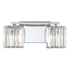 Quoizel Divine Double Bathroom Wall Light Chrome