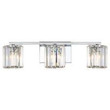 Quoizel Divine Triple Bathroom Wall Light Chrome