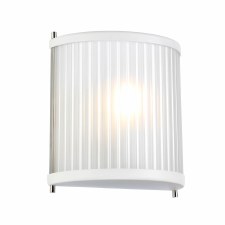 Elstead Corona Flush Wall Light White