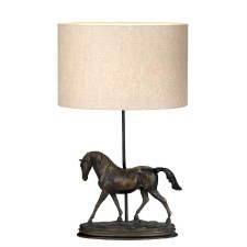 Elstead Spirit Horse Table Lamp with Shade