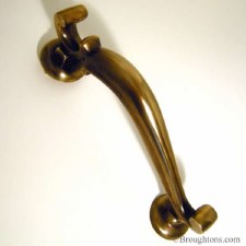 Doctors Door Knocker 9" Hand Aged Brass