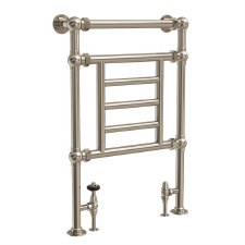 Doddington Heated Towel Rail 650mm Polished Nickel