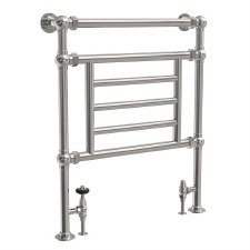 Doddington Heated Towel Rail 800mm Polished Chrome