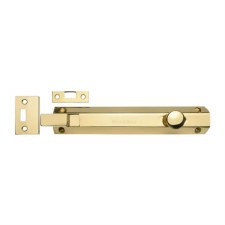 Heritage Necked Bolt C1694 8" Polished Brass Lacquered