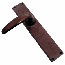 Aston Long Plate Door Handles Rustic Solid Bronze Aston Long Plate Door Handles Rustic Solid Bronze