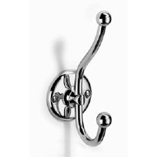 Samuel Heath N39 Twin Robe Hook Polished Chrome