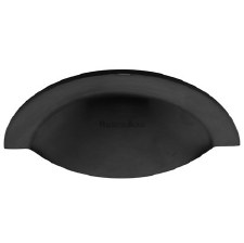 Heritage Cup Drawer Pull C1730 Matt Black