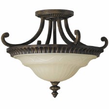 Feiss Drawing Room Semi Flush Mount Ceiling Light