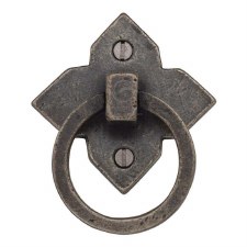 Heritage Cabinet Ring Drop Pull RPW6389 Rustic Pewter