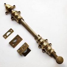 Dutch Door Bolt 12" Renovated Brass