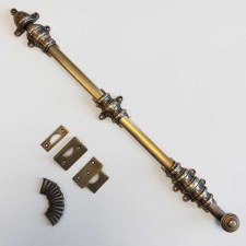 Dutch Door Bolt 18"/450mm Antique Satin Brass