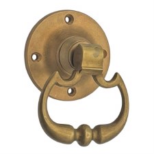 Dutch Mortice Drop Handle Aged Brass