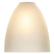 Duxford Reeded Satin Glass Shade Duxford Reeded Satin Glass Shade