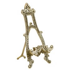 Corinth Easel 19cm Polished Brass