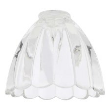 Scalloped Bell Glass Easy Fit Shade