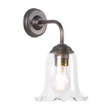 David Hunt Ebba Wall Light Clear Glass