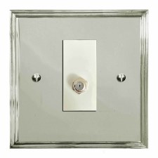 Edwardian Satellite Socket Polished Nickel