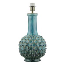 Edlyn Table Lamp Base Blue Glaze