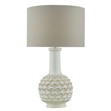 Edlyn Table Lamp Base White Glaze