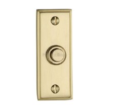 Heritage V1180 Edwardian Bell Push Satin Brass