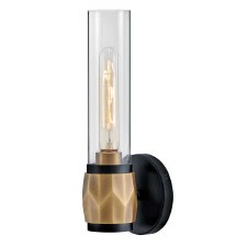 Hinkley Ellison Bathroom Wall Light Black & Heritage Brass Hinkley Ellison Bathroom Wall Light Black & Heritage Brass