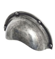 Finesse Elton Cup Handle Drawer Pull PCH005 Solid Pewter Finesse Elton Cup Handle Drawer Pull PCH005 Solid Pewter