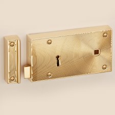 Emanate Rim Lock 6" Polished Brass Right Hand Emanate Rim Lock 6" Polished Brass Right Hand