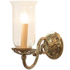 Empire Single Wall Light Polished Brass Unlacquered