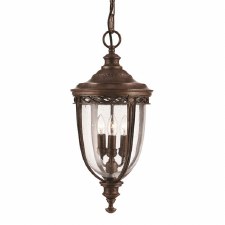 Feiss English Bridle Porch Lantern Light Large Bronze