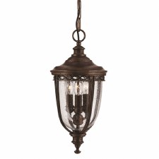 Feiss English Bridle Porch Lantern Light Medium Bronze