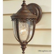 Feiss English Bridle Outdoor Wall Light Lantern Small Bronze Feiss English Bridle Outdoor Wall Light Lantern Small Bronze