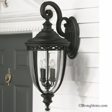 Feiss English Bridle Outdoor Wall Light Lantern Extra Large Black Feiss English Bridle Outdoor Wall Light Lantern Extra Large Black
