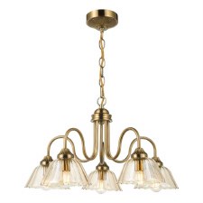 Erika 5 Light Pendant Antique Bronze