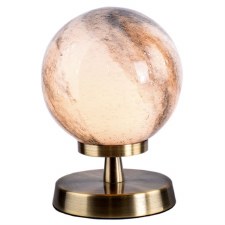 Esben Planet Touch Table Lamp Antique Brass