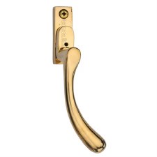 Heritage Locking Ball Espag. Handle V1009L Right Hand Polished Brass Unlacquered Heritage Locking Ball Espag. Handle V1009L Right Hand Polished Brass Unlacquered