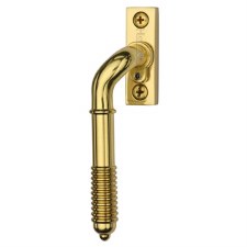 Heritage Locking Reeded Espagnolette V895L Left Hand Polished Brass Heritage Locking Reeded Espagnolette V895L Left Hand Polished Brass