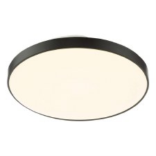 Essien Flush Bathroom Ceiling Light Black
