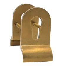 Euro Cylinder Pull 38mm Centres Aged Brass