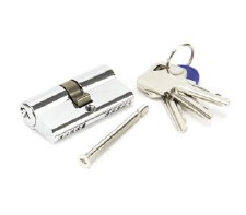 From The Anvil Euro Lock Cylinder 30/30 Polished Chrome Key Dfifer