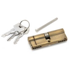 From The Anvil Euro Lock Cylinder 40/40 Aged Brass Key Alike