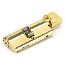 From The Anvil Euro Thumbturn Cylinder Polished Brass 35 Key Alike
