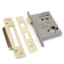 From The Anvil Euro Sash Lock 3" PVD Brass