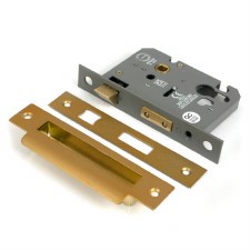 From The Anvil Euro Sash Lock 3" Satin Brass