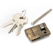 From The Anvil Euro Single Lock Cylinder 35/10 Aged Brass