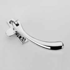 Aston Casement Fastener With Hook Plate Polished Chrome