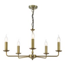 Favian 5 Light Pendant Matt Bronze