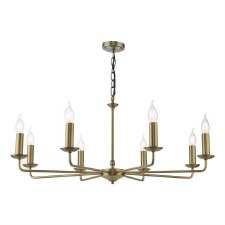 Favian 8 Light Chandelier Matt Bronze