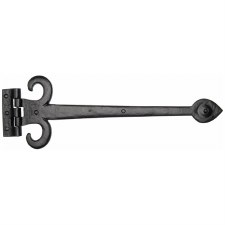 Heritage Tudor Fleur De Lys Tee Hinge TC460 457mm Black Ironwork