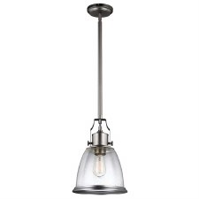 Feiss Hobson Pendant Light Medium Satin Nickel